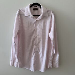 fairlane and sons dress shirt Fairlane and Sons slim fit button down in large tall